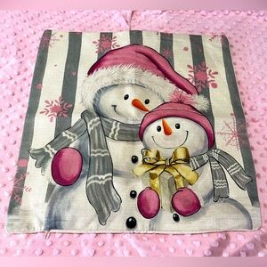 🔆Snowman Accent Pillow Cover